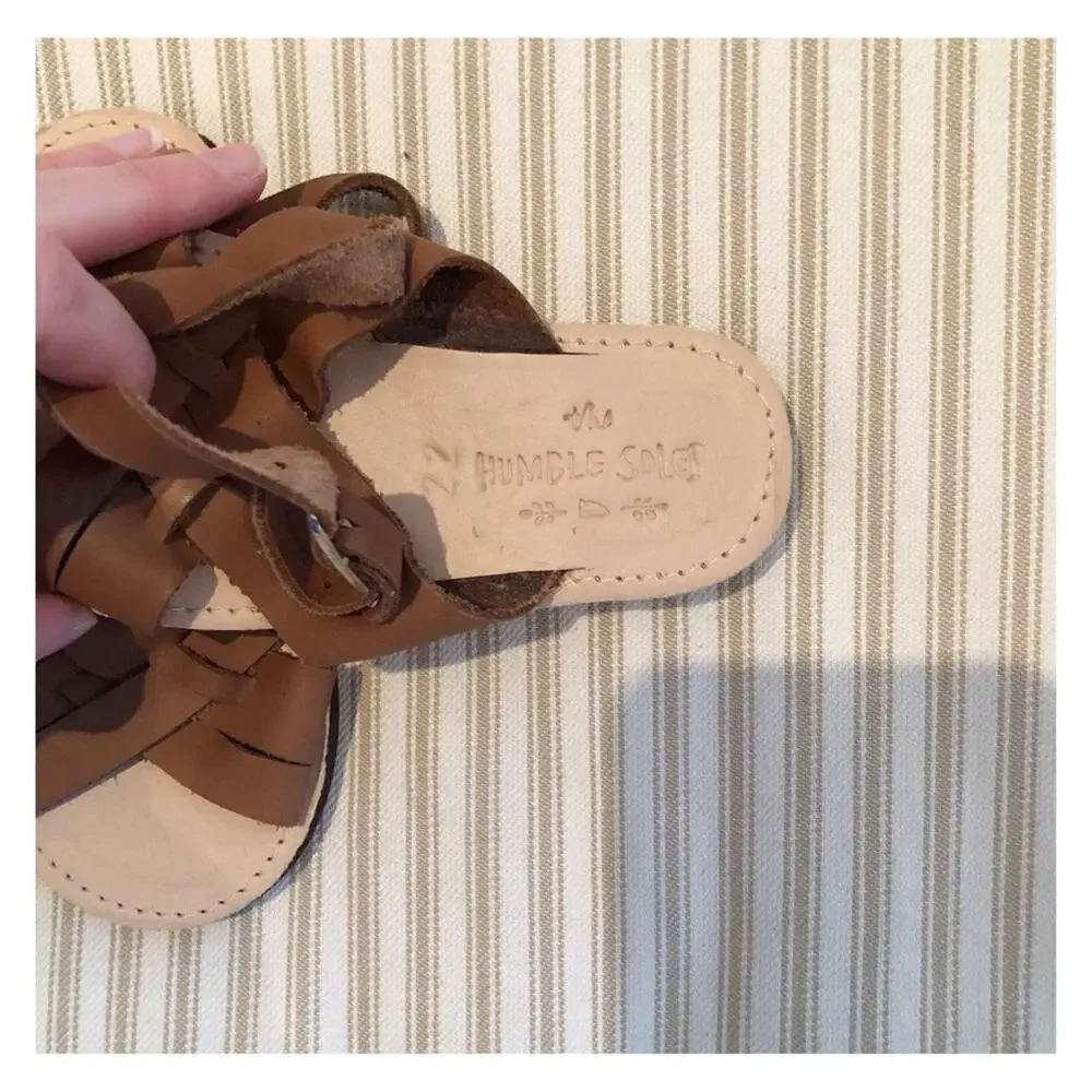 The Humble Soles Woven Leather Sandals